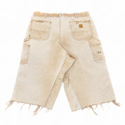 Re-Worked Carhartt 3/4 Shorts Tan 38x29