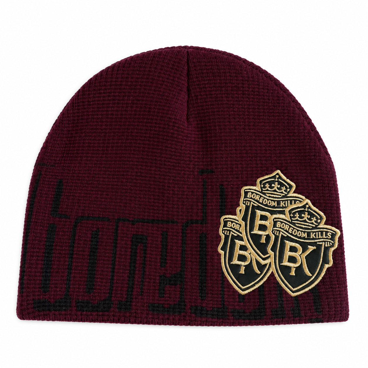 BurgundyBeaniewithShieldPatches.webp