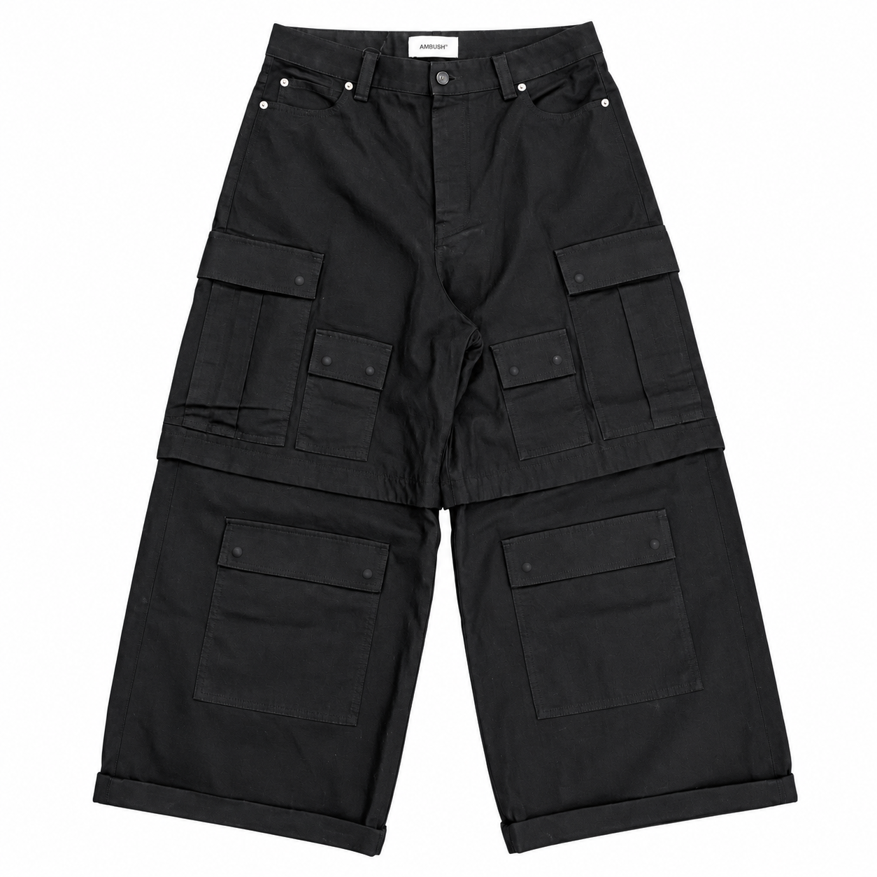 Pre-Owned Ambush Multi Cargo Pants Black