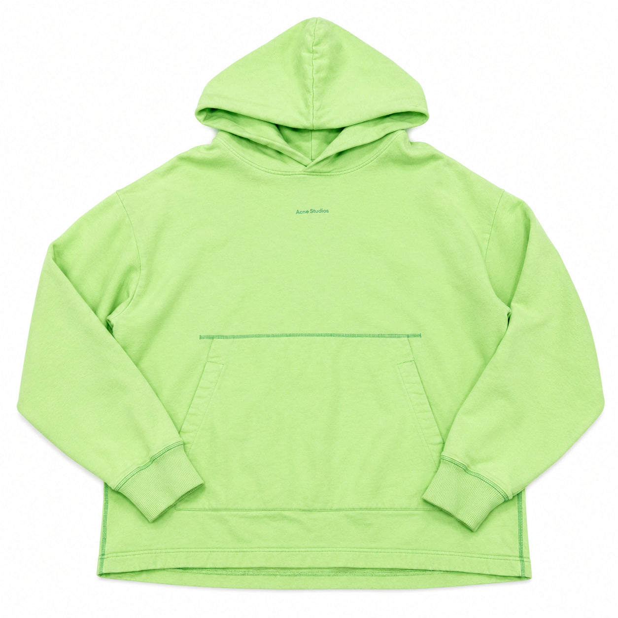 Pre-Owned Acne Studios Relaxed Lime Hoodie
