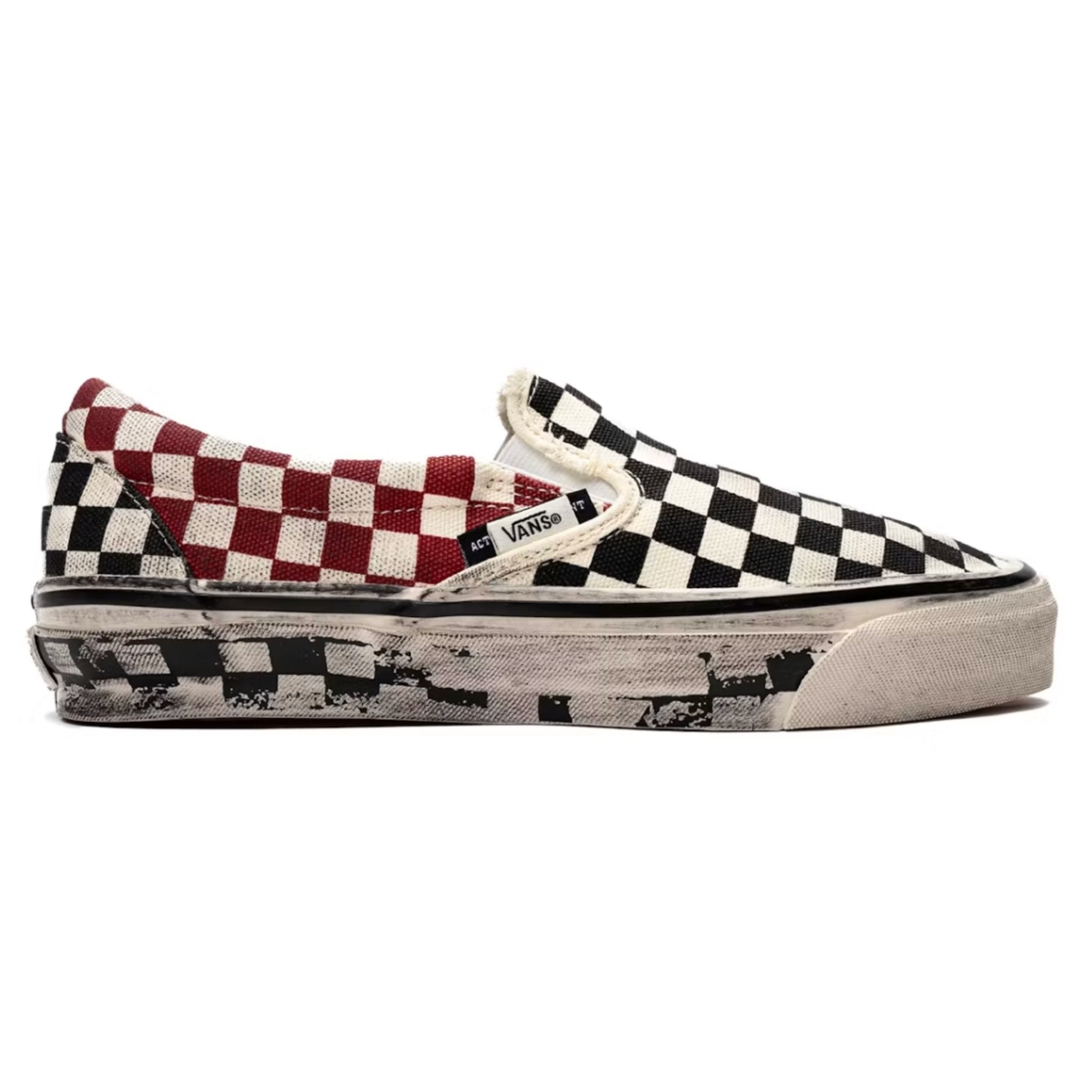 Vans LX Classic Slip-On 98 Act of Disagreement Black Checkerboard