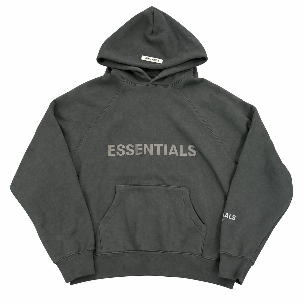 Essentials Applique Front Logo Stretch Limo Hoodie