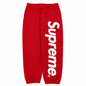 Pre-Owned Supreme Satin Applique Sweatpant Red (FW25)