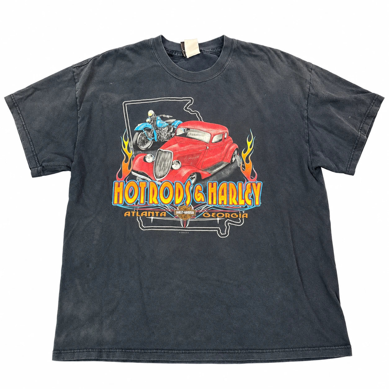Vintage Harley Davidson Atlanta Skyline Tee