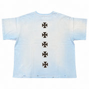 Awaited Militia Sky Blue Iron Spine Tee