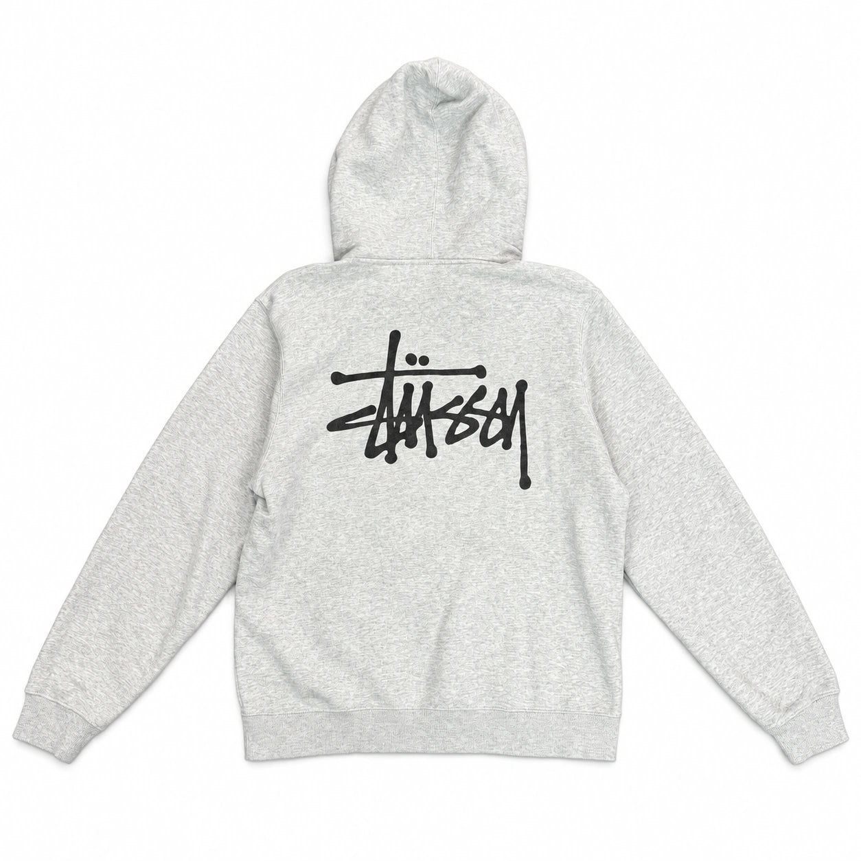 Pre-Owned Stussy Basic Hoodie Grey