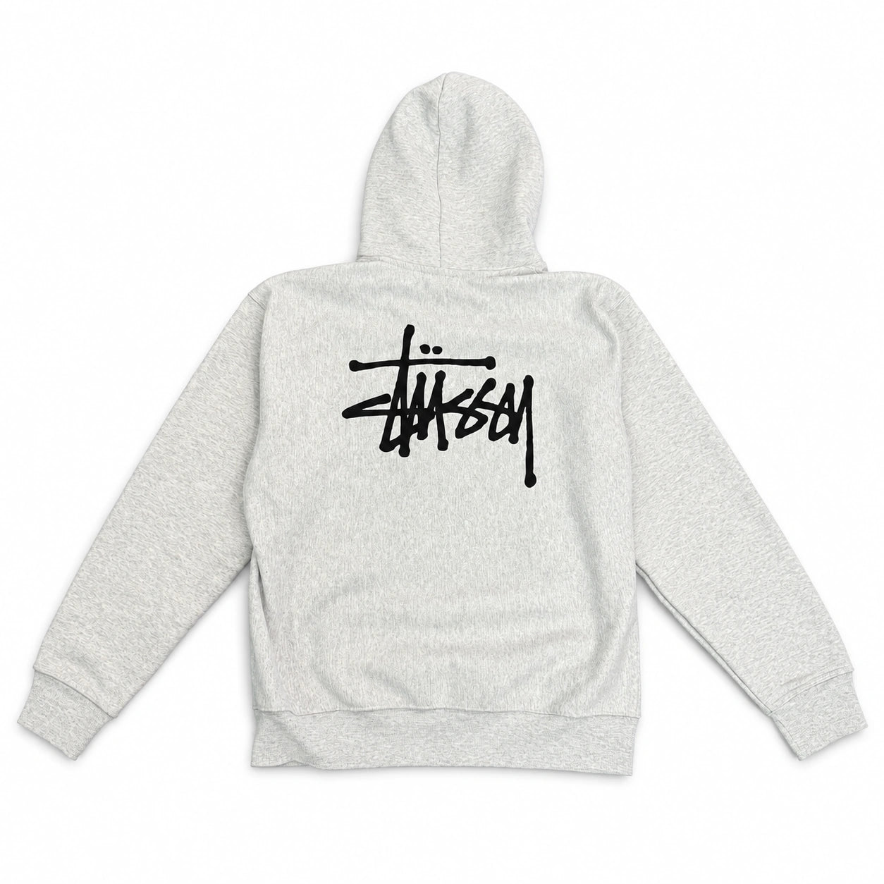 Pre-Owned Stussy Basic Hoodie Grey