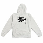 Pre-Owned Stussy Basic Hoodie Grey