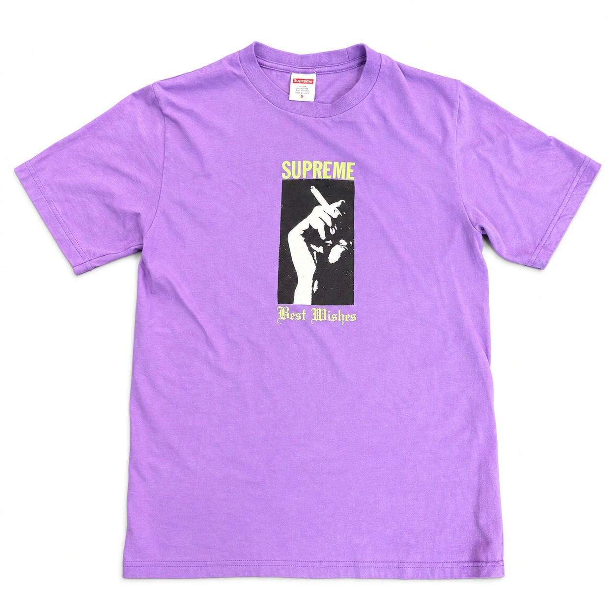 Pre-Owned Supreme Best Wishes Tee Purple