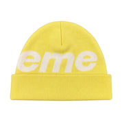 Pre-Owned Supreme Big Logo Beanie (FW21) Yellow