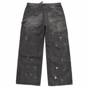Boredom Kills Black Double Knee Pants