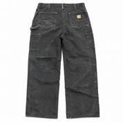 Vintage Carhartt Doubleknee Pants Black 4