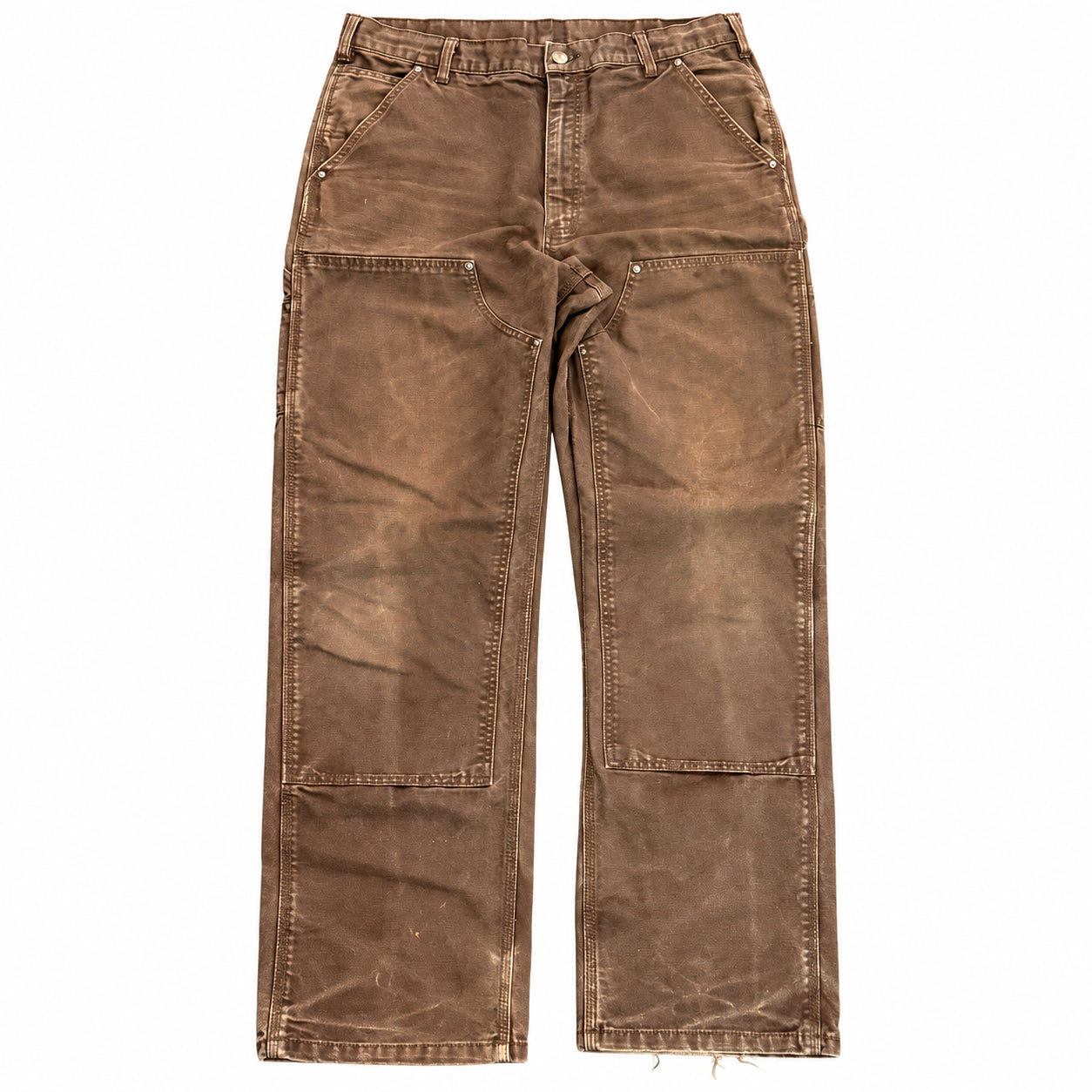 Vintage Carhartt Doubleknee Pants Brown 2