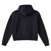Cactus Valley Crystal Zip Up Hoodie Black