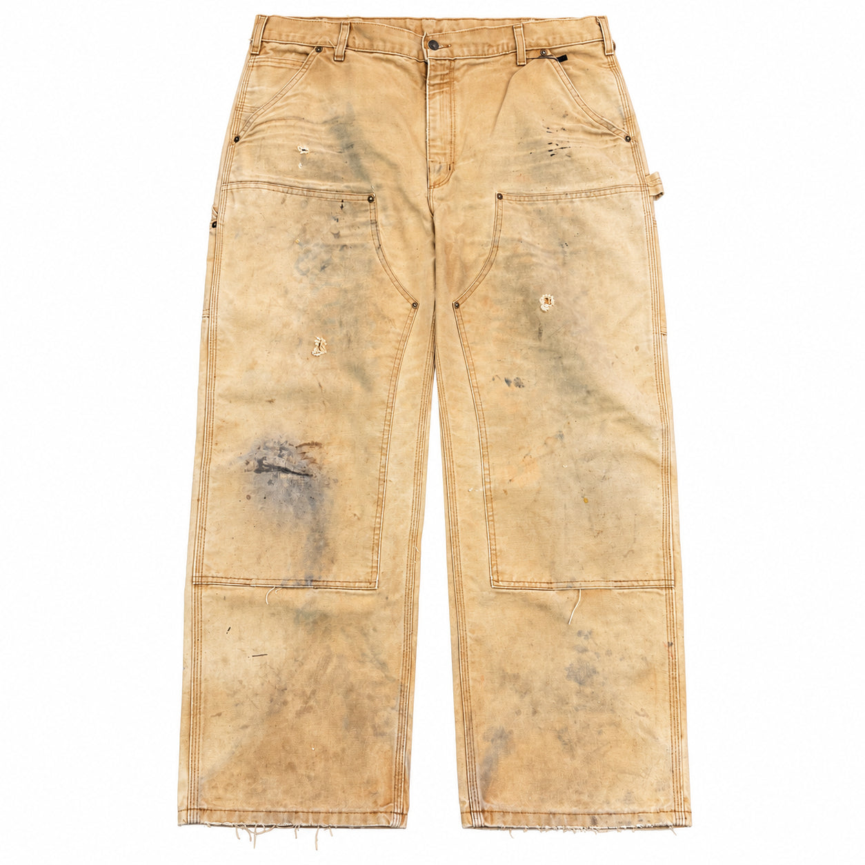 Vintage Carhartt Double Knee Pants Tan #2