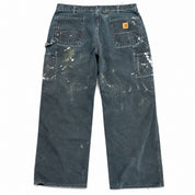 Vintage Carhartt Carpenter Pants Black 7