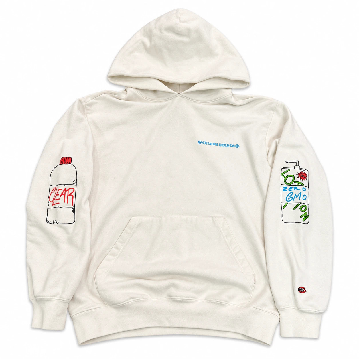 Pre-Owned Chrome Hearts Matty Boy Retro Cycle Hoodie White