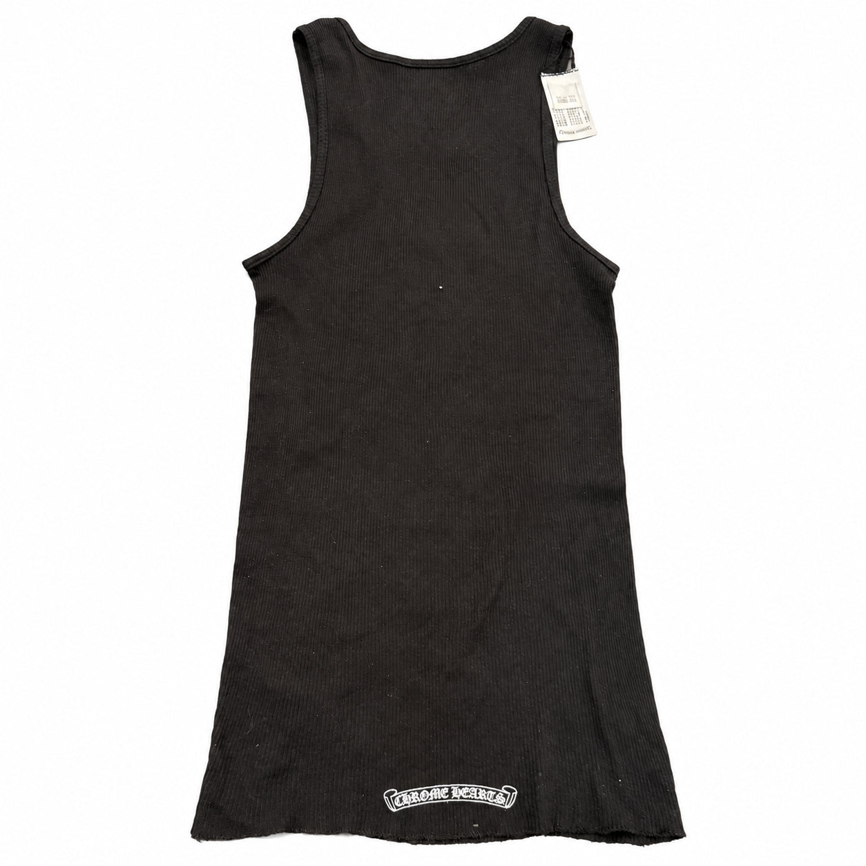 Pre-Owned Chrome Hearts Hairy Cross Rib Tank Black