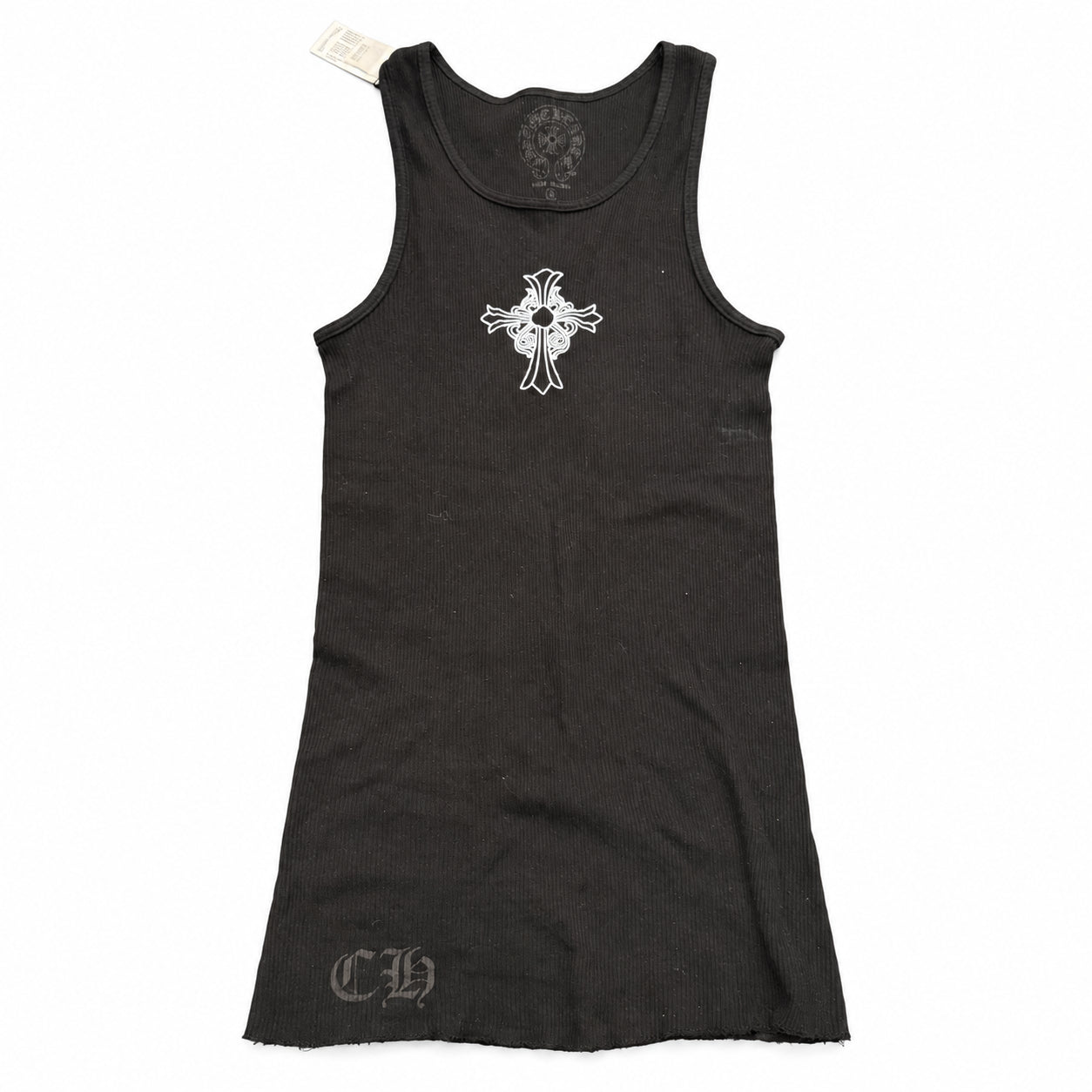 Pre-Owned Chrome Hearts Hairy Cross Rib Tank Black