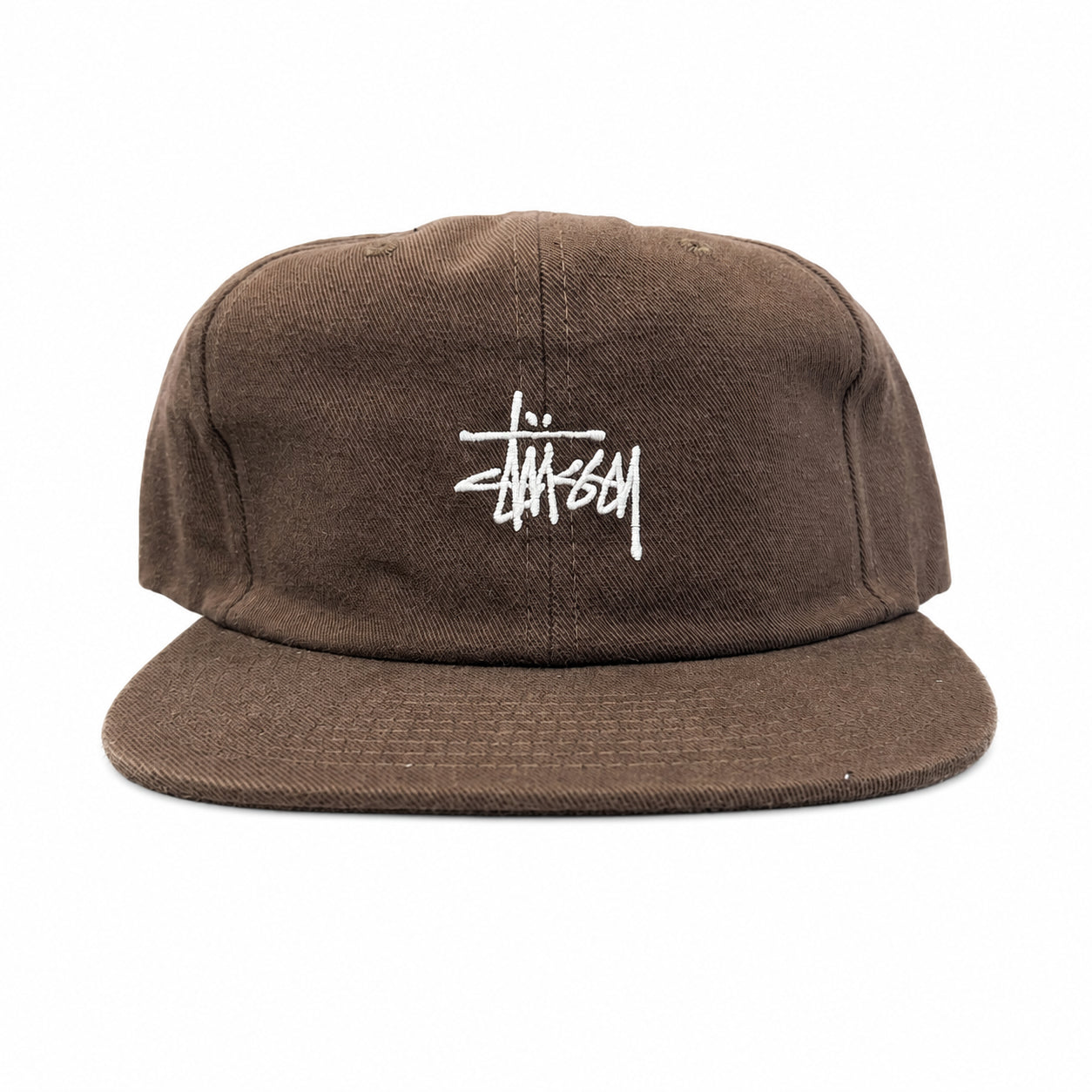 Stussy Smooth Stock Twill Cap Brown