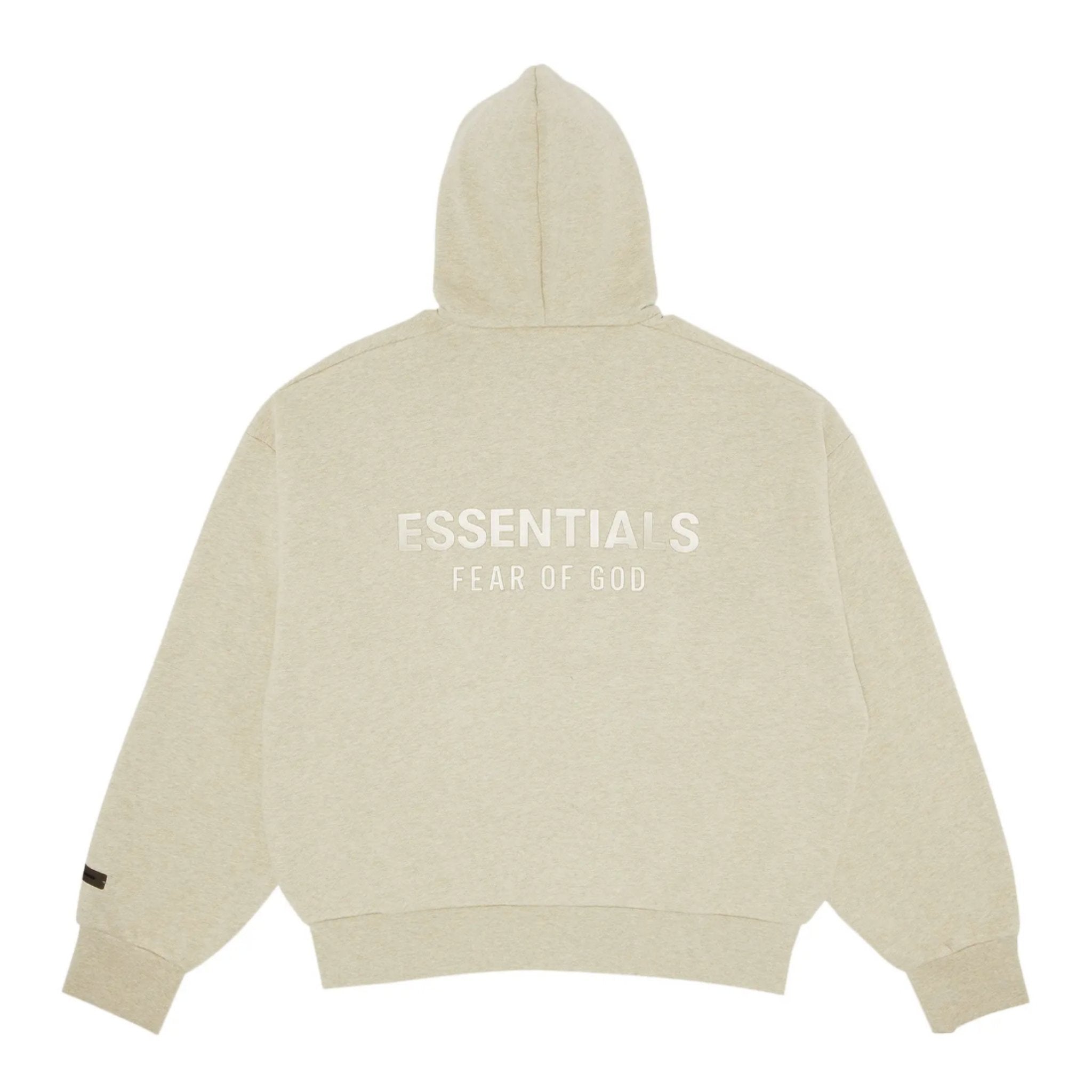 Essentials Classic Fit Fleece Zip Up Stone