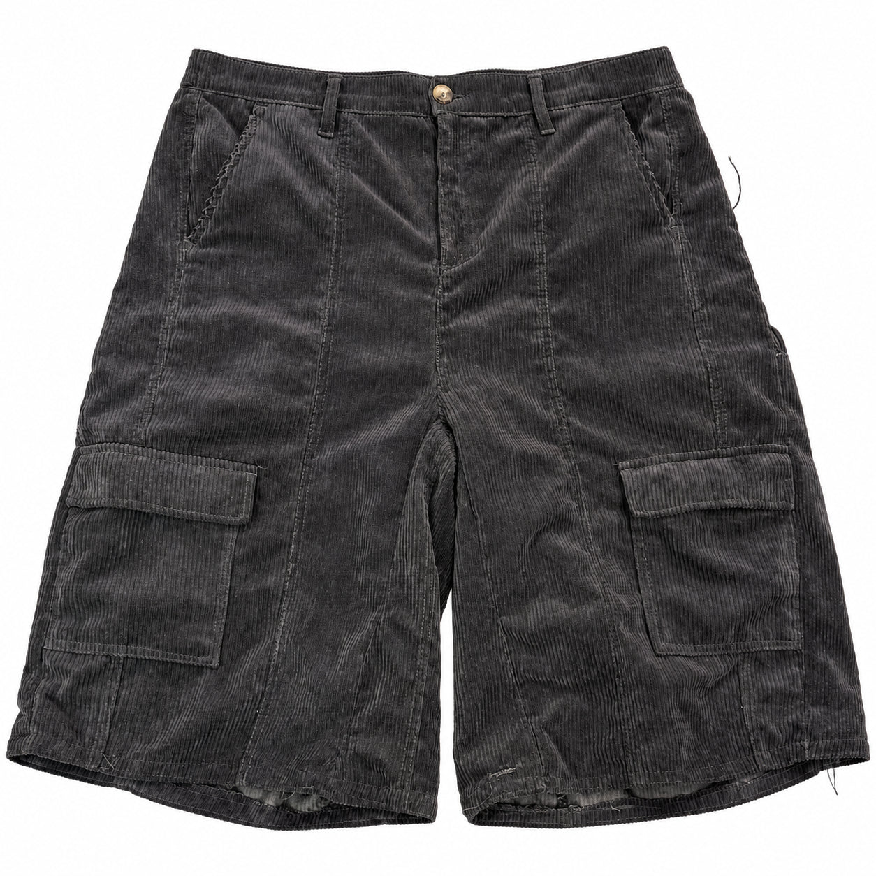 Pre-Owned Reworked Courduroy 3/4th Shorts