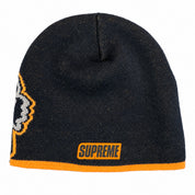 Pre-Owned Supreme x Fox Skull Cap Beanie Black/Orange