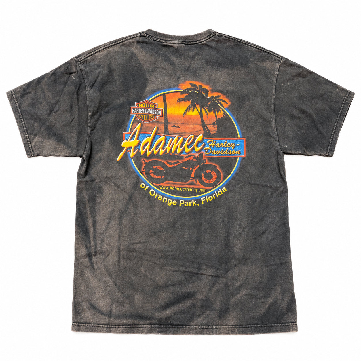 Vintage Harley Davidson Dolphin Sunset T-Shirt