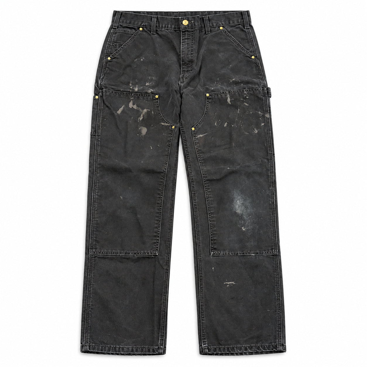 Vintage Carhartt Doubleknee Pants Black 5