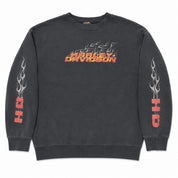 (FINAL SALE) VINTAGE Harley Davidson Flame Eagle Crewneck