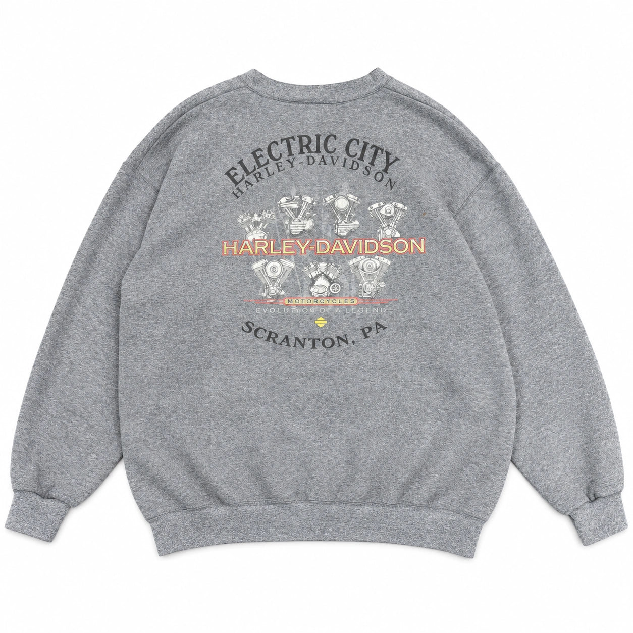 Vintage Harley Davidson Engines Crewneck