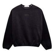 Essentials Modern Fit Fleece Crewneck Black