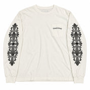 Pre-Owned Chrome Hearts Eye Chart Dagger L/S White