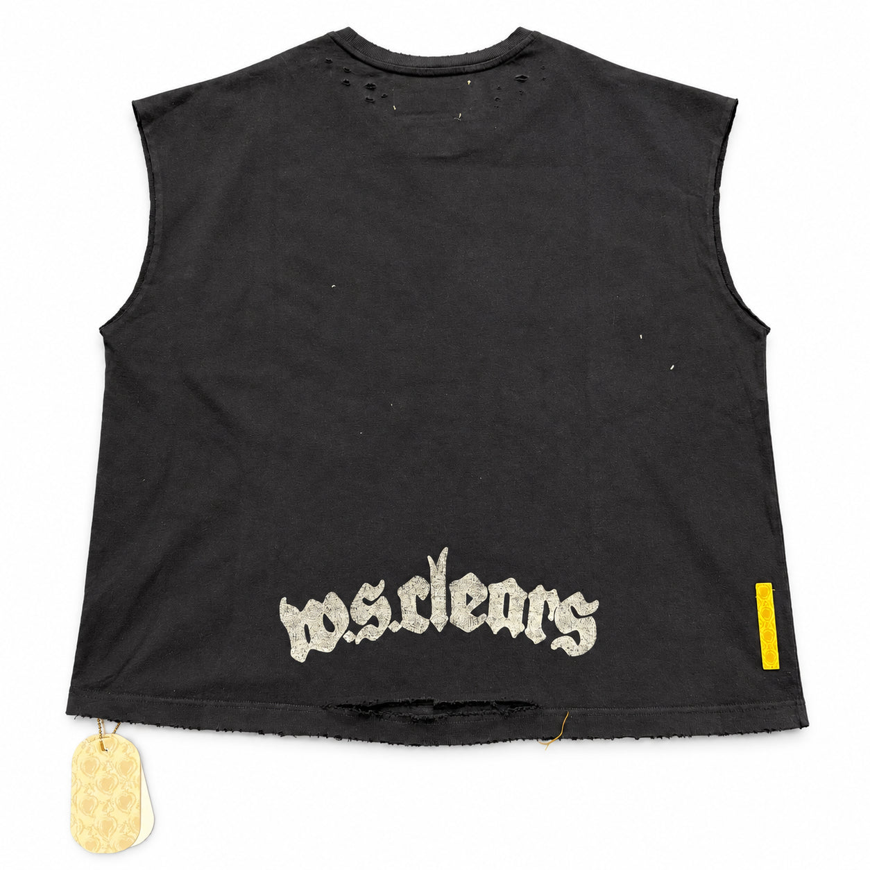 When Smoke Clears Dry Collar Sleeveless Tee