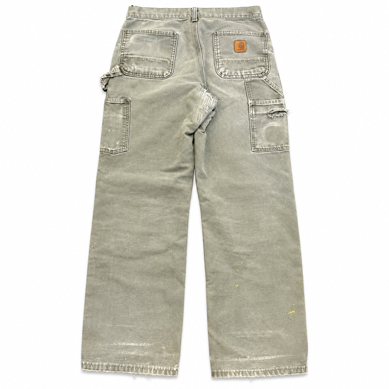 (FS) Vintage Carhartt Double Knee Pants Olive 2