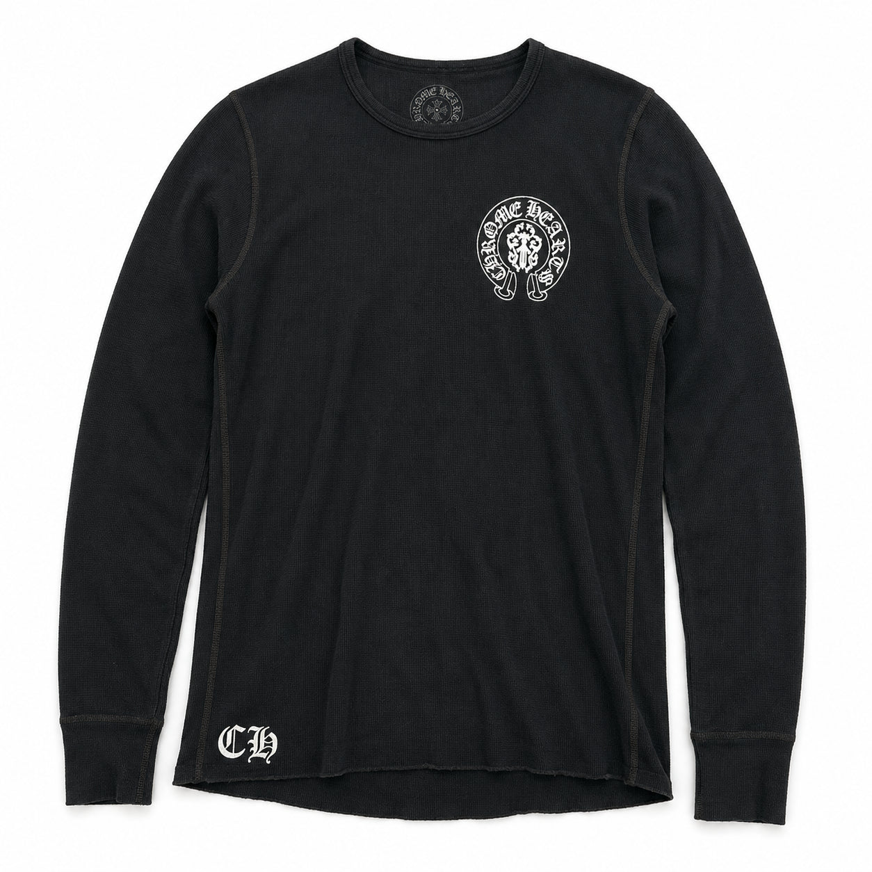 Pre-Owned Chrome Hearts American Flag Thermal L/S Black
