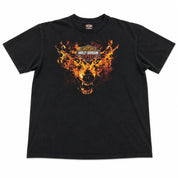 (FS) Vintage Harley Davidson Flame Wolf Tee