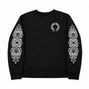 Pre-Owned Chrome Hearts Floral Horseshoe Crewneck