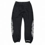 Pre-Owned Chrome Hearts Floral Horseshoe Sweatpants
