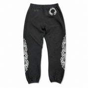 Pre-Owned Chrome Hearts Floral Horseshoe Sweatpants