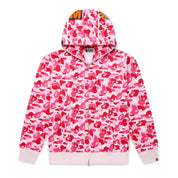 Bape Shark Hoodie ABC Camo Pink