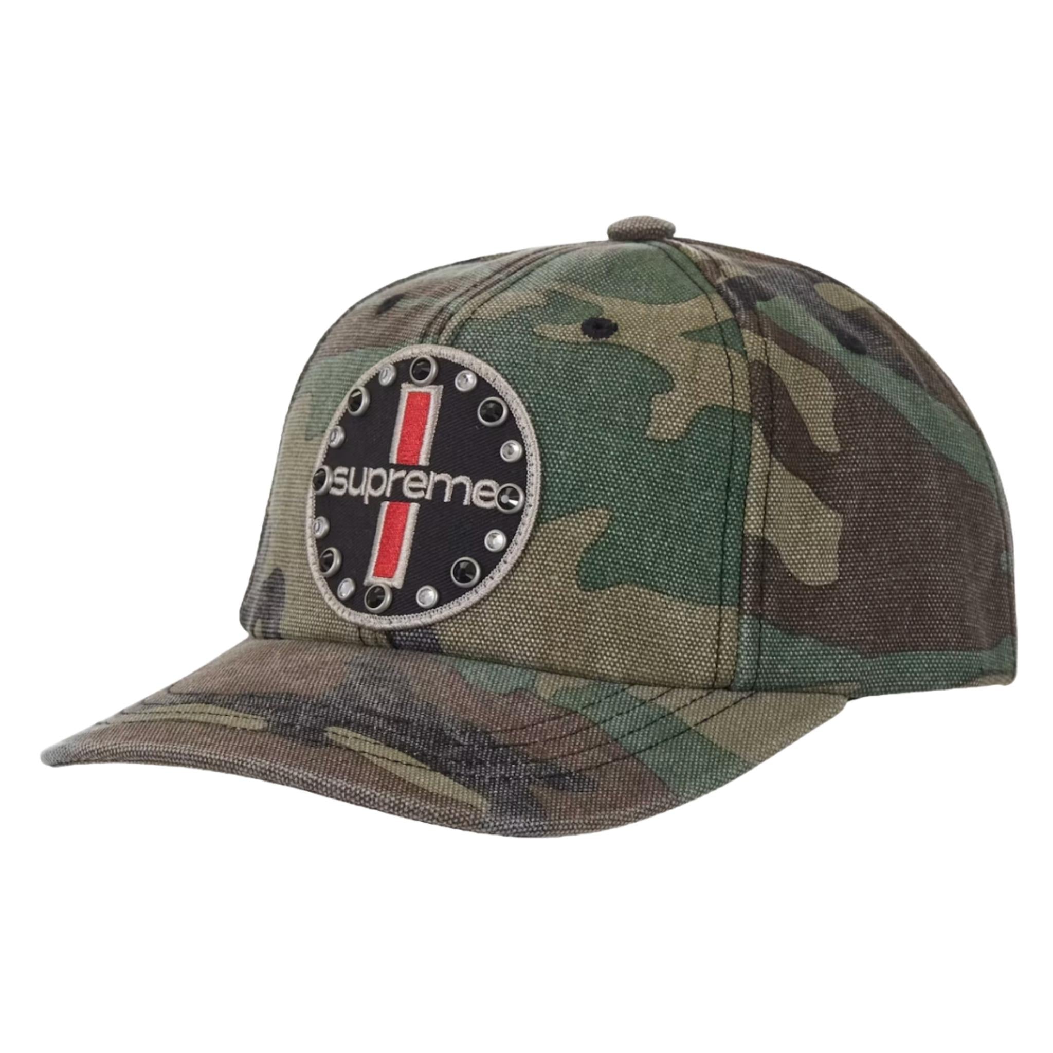 Supreme Garage 6 Panel Hat Woodland Camo FW26