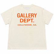 Pre-Owned Gallery Dept Souvenir T-Shirt Orange/Cream