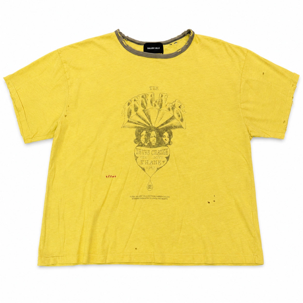 Gallery Hills Yellow The Hells Ringer Tee