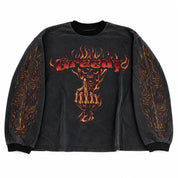 Greedy Unit Flame L/S Tee