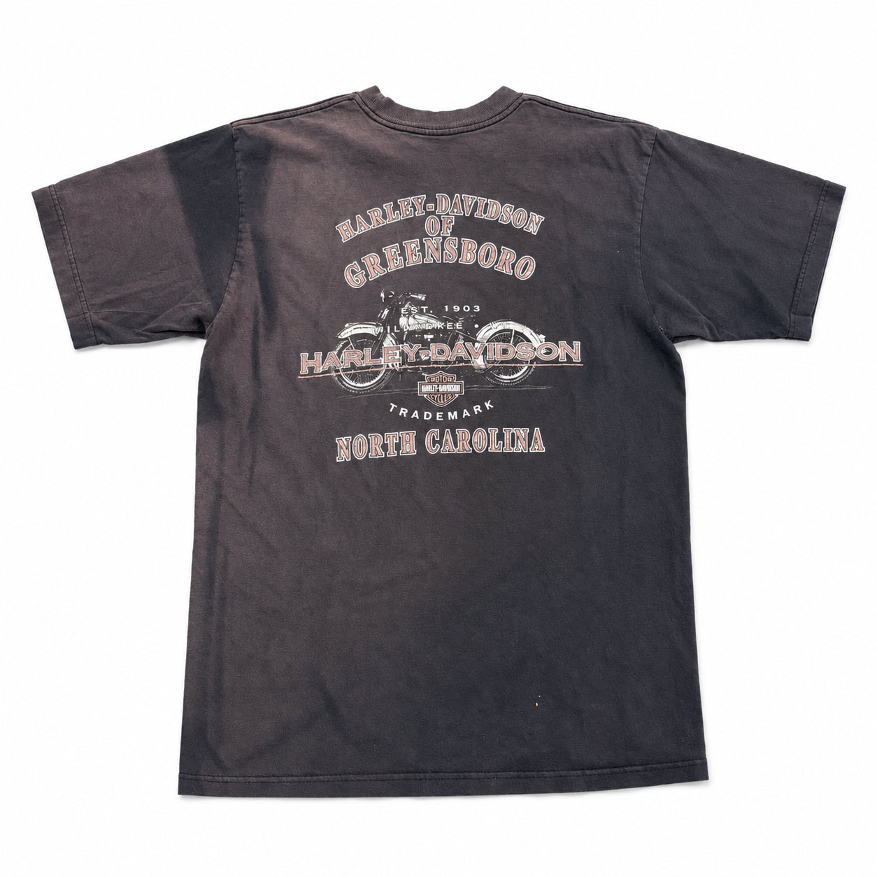 (FS) Vintage Harley Davidson Greensboro Bike Tee