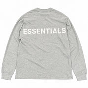 Essentials Long Sleeve Tee Reflective Grey 2018