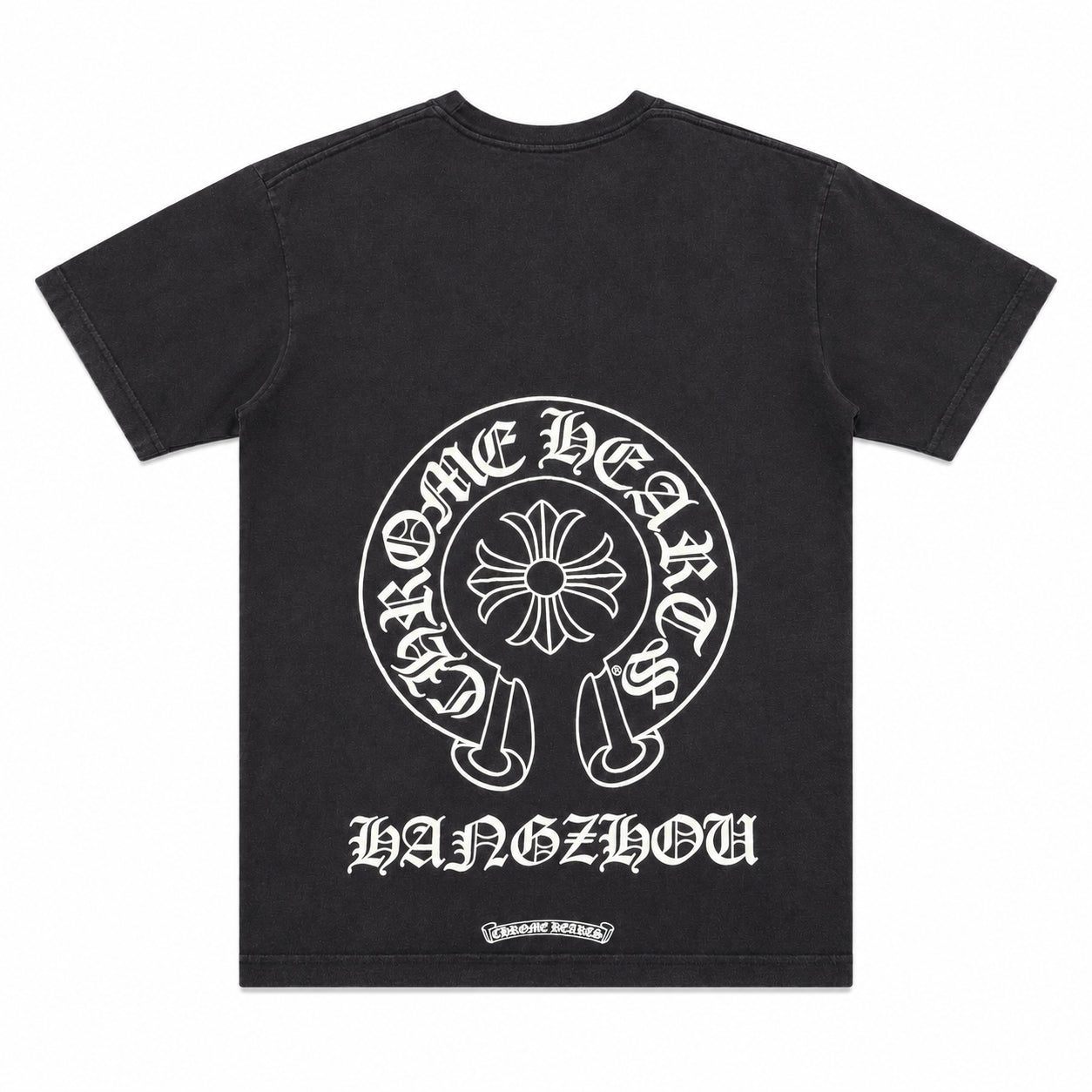 Pre-Owned Chrome Hearts Horseshoe Hangzhou Tee Black