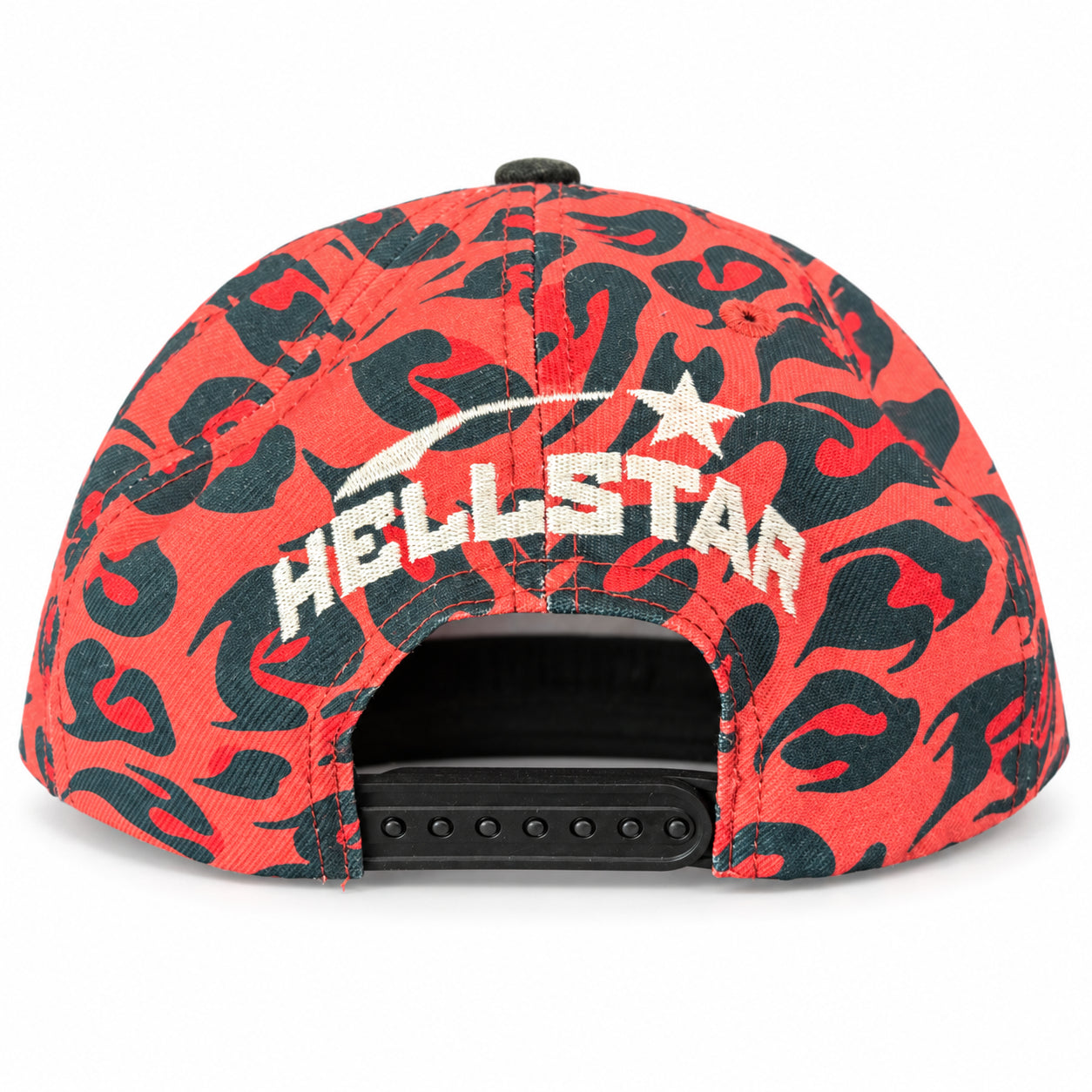 Pre-Owned Hellstar Cheetah Print Snapback Hat Red