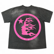 Pre-Owned Hellstar Pink Gel Logo Tee